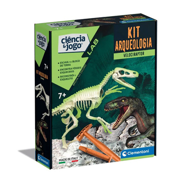 Clementoni 67737 Kit Arqueologia Velociraptor