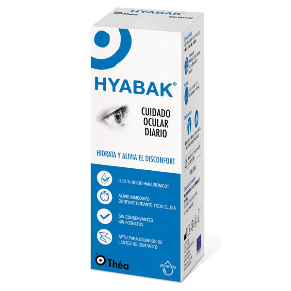 Hyabak Hipotonico Solução Lentes/Olhos 10ml