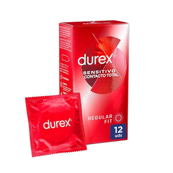 Durex Sensitivo Contacto Total Preservativoss x12