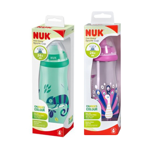 Nuk action cup - color change - 12m - NUK Pas Cher 