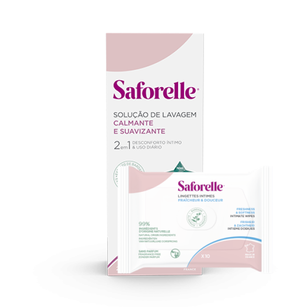 Saforelle Solução De Lavagem com Oferta Toalhetes