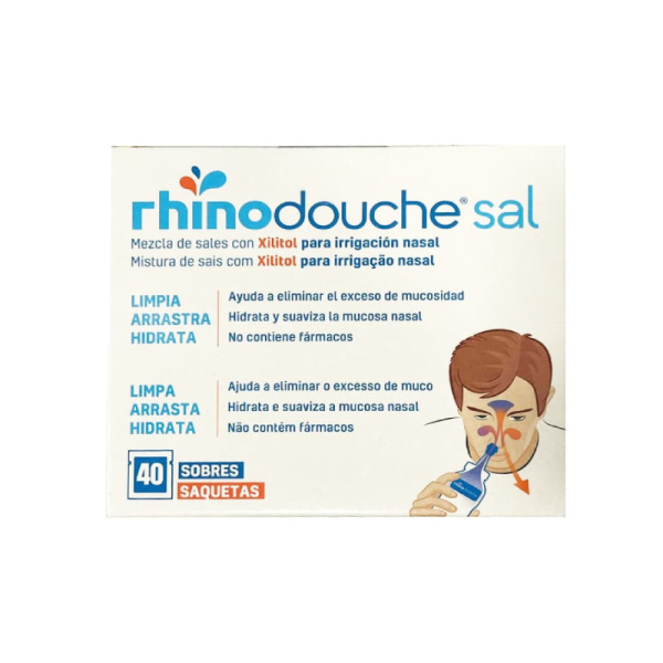 RhinoDouche Saquetas Lavagem Nasal 5G X40
