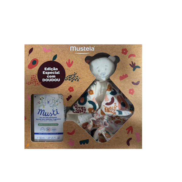 Mustela Bebé Coffret Eau Soin Musti com oferta de Doudou