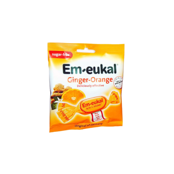 Em-Eukal Gengibre Laranj Reb S/Ac Tosse 50g