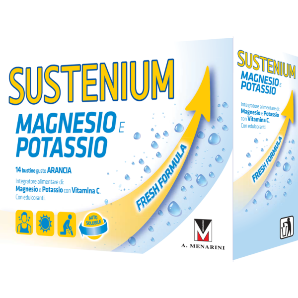 Sustenium Magnésio Potássio Saquetas Pó x14