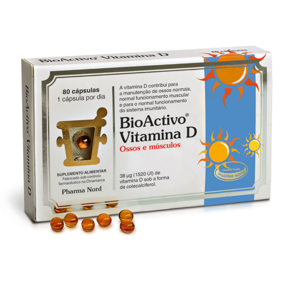 BioActivo Vitamina D Cápsulas x80
